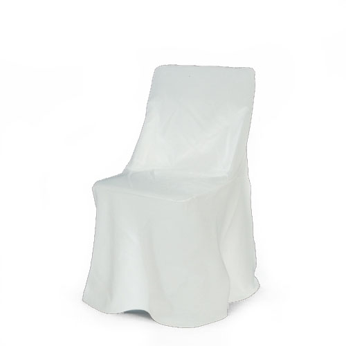 Funda blanca llisa (cadira skay negre)