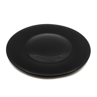Black glass plate