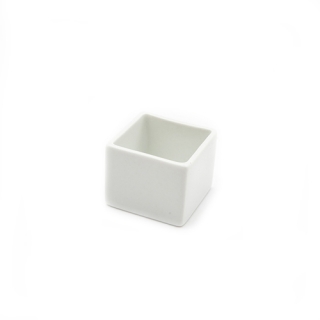 Little white square cup