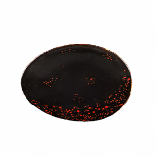 Irregular black-red Oxi dish