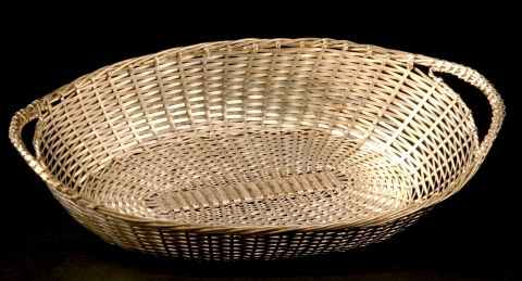 Silver bread basket