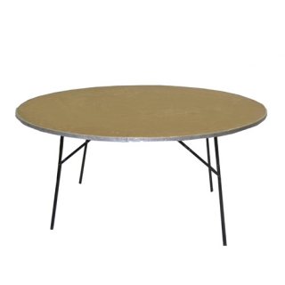 Wooden round table