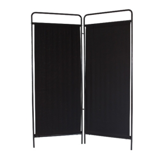 Black fabric screen