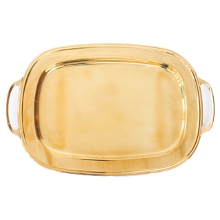 Vintage golden tray