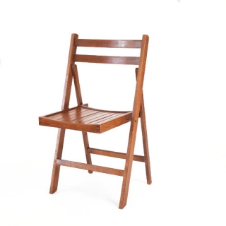 Walnut wood chair