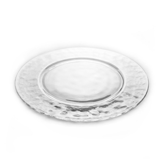 Round glass plate