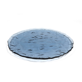 Fum round glass dish