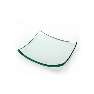 Square glass dish