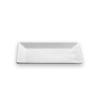 Plato Tokyo rectangular blanco