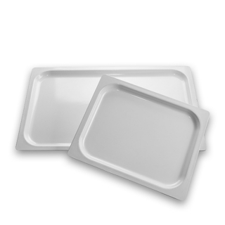 White melamine tray 