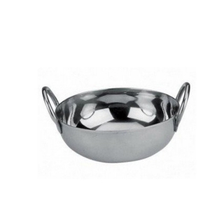 2 handles stainless steel bowl