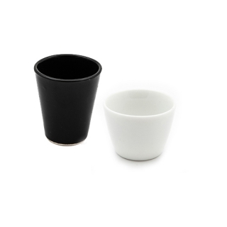 Bol vaso porcelanaTokyo blanco y negro