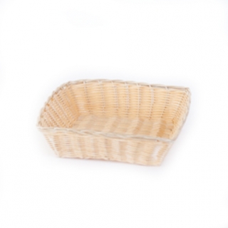 Cesta cuadrada rattan