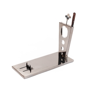 Stainless steel ham-carving stand