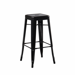 Black Fabrik stool