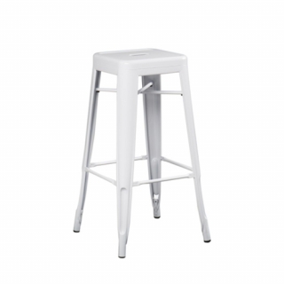 White Fabrik Stool