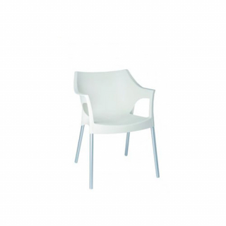 White Ona armchair 