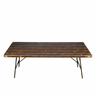 Wooden Slat table