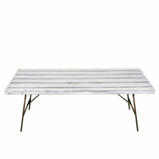 Mesa Slat blanca