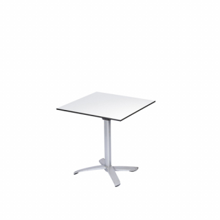 White square table