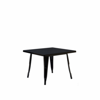 Black low Fabrik table 