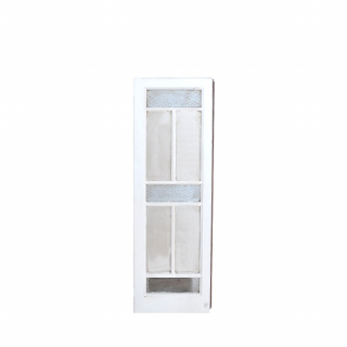 Ventana madera cristal blanca-wengue