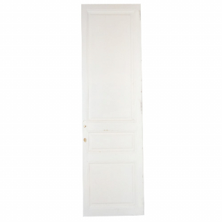 White wood door