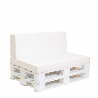 White-pallet sofa White