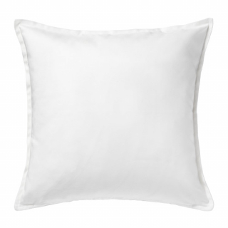 Plain white cushion