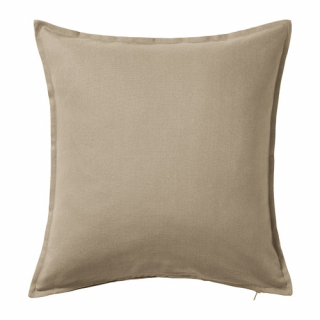 Plain beige cushion