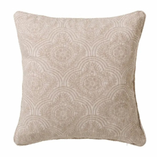 Square Marroc ecru cushion