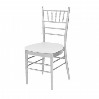 Silla Chiavari plata-marfil