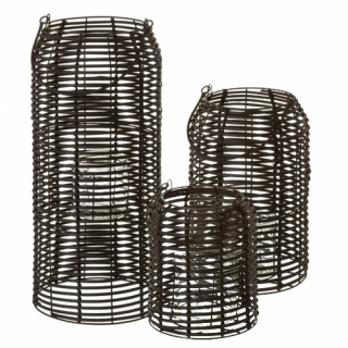 Fanals rattan Negre