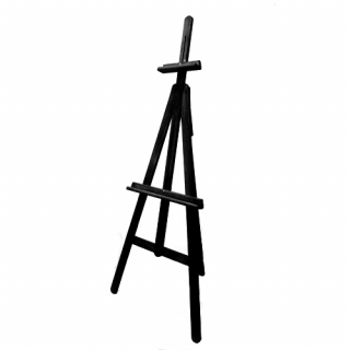 Black easels