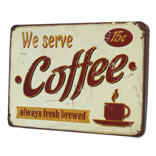 Metal Coffee sign