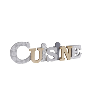 Cuisine wood sign