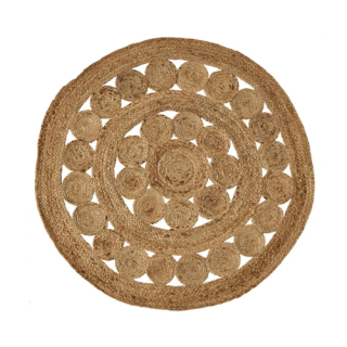 Jute Flower Rug