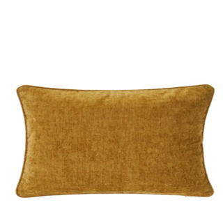 Rectangular Ocher Cushion