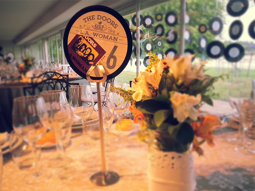 numerar las mesas de tu boda