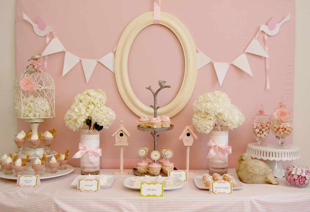 decoración para baby showers
