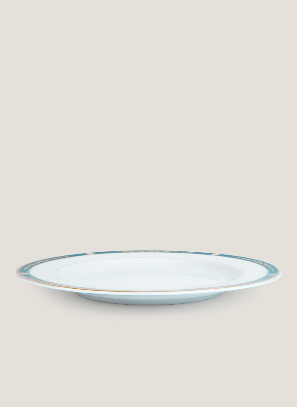 Plat decorarat verd-or