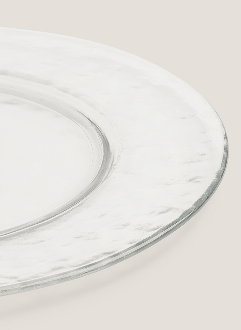 Plato cristal redondo ala