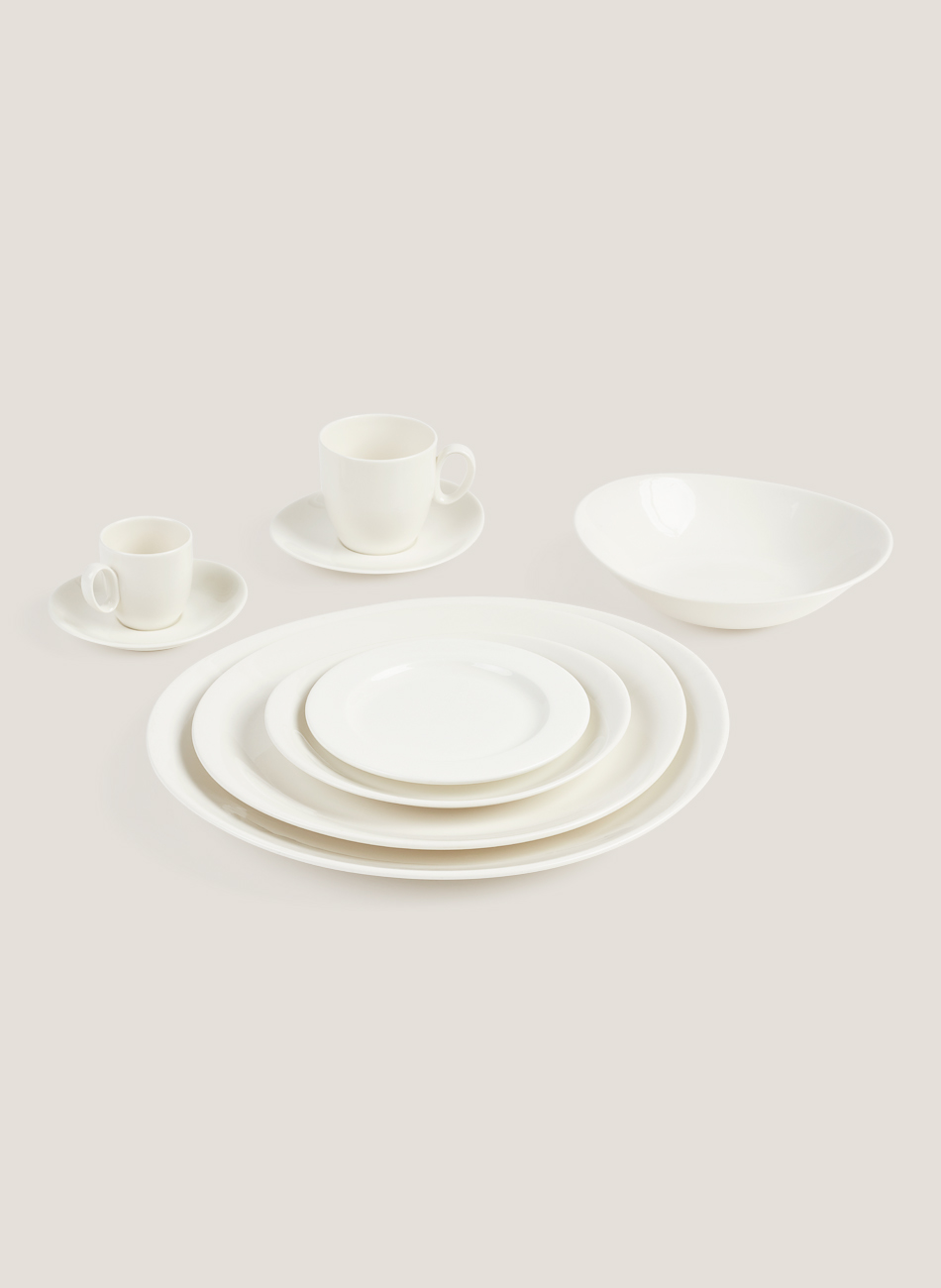 Tableware ivory oval