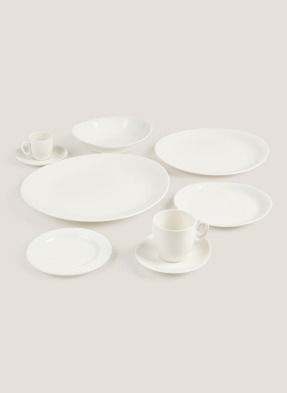 Tableware ivory oval