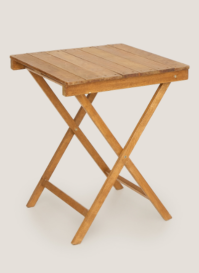Mesa cuadrada madera