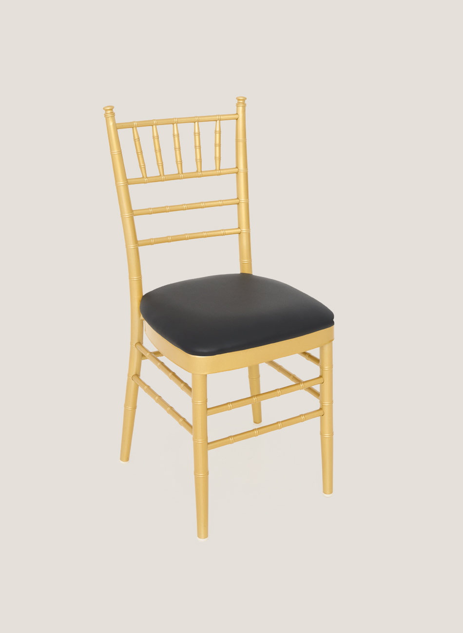 Gold-black chiavari chair