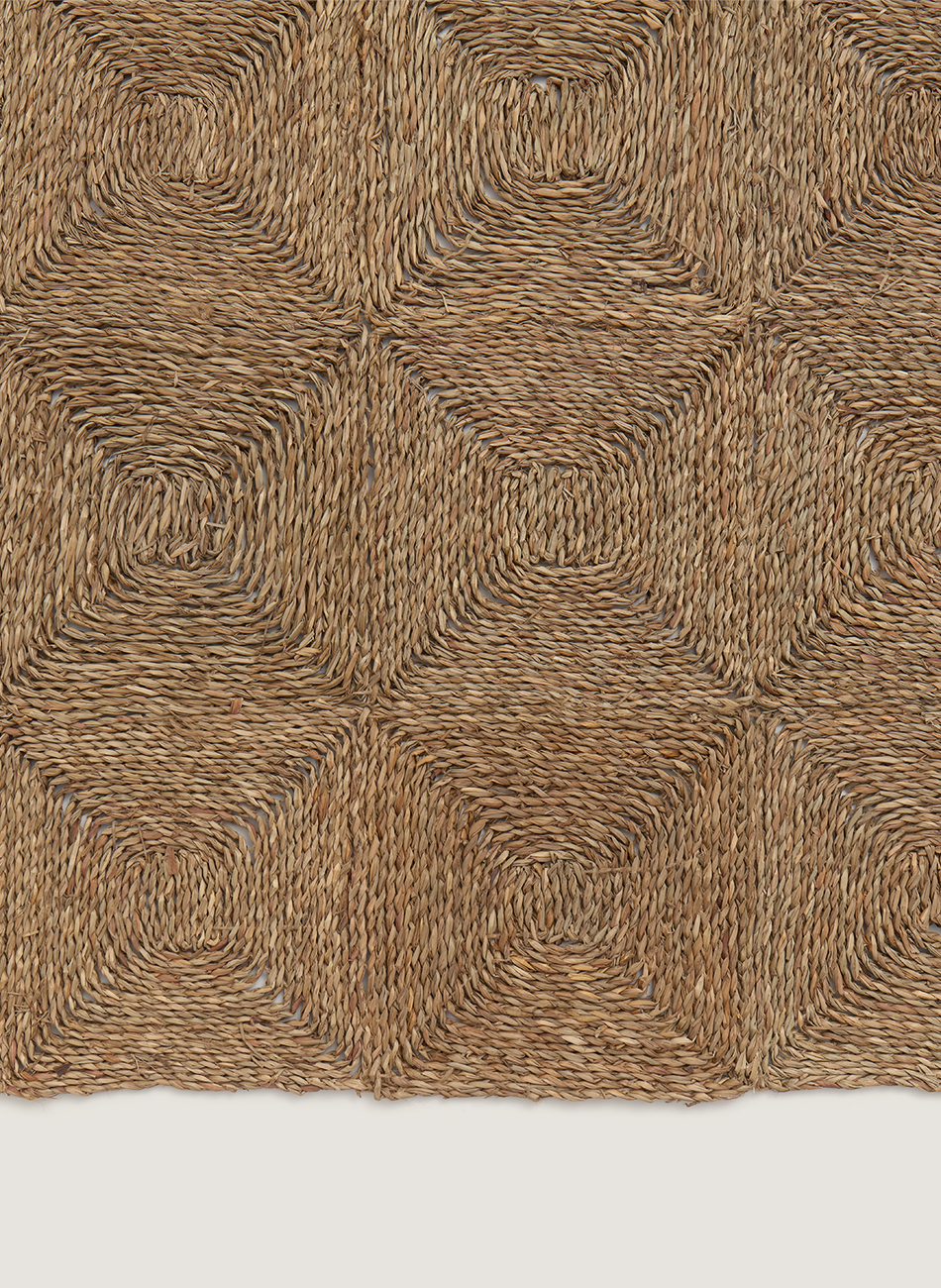 Alfombra enea rectangular