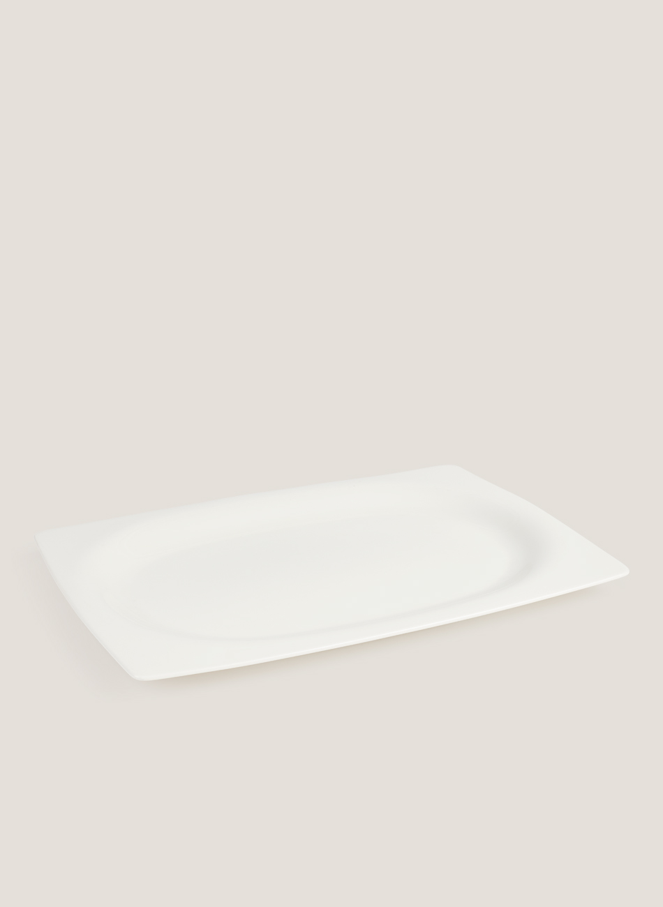 Fuente porcelana marfil