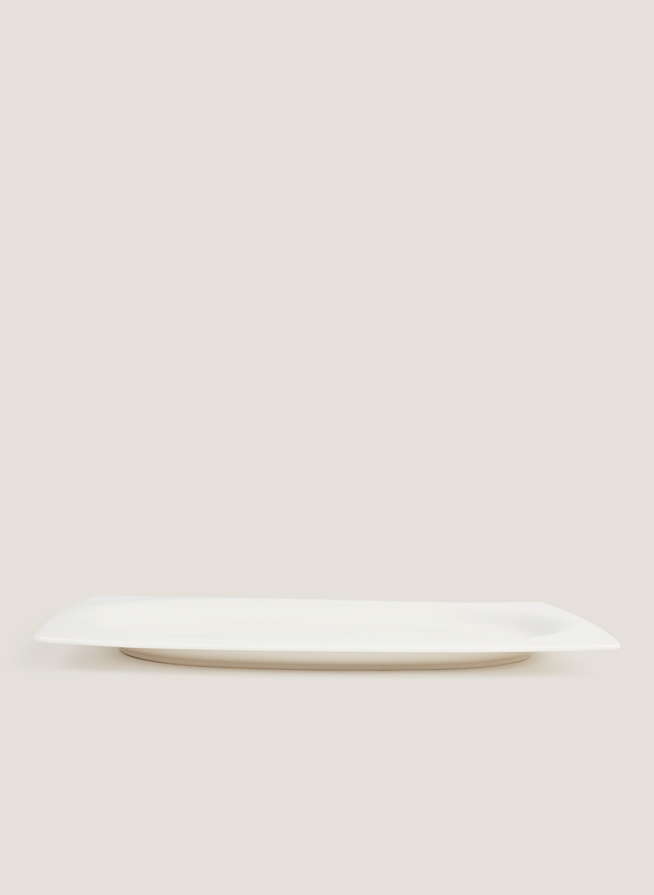 Fuente porcelana marfil