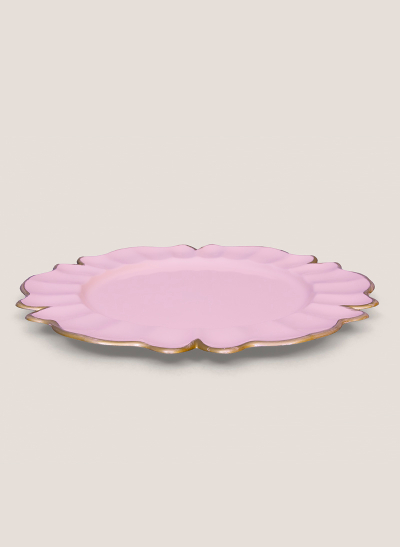 Plato lorea rosa